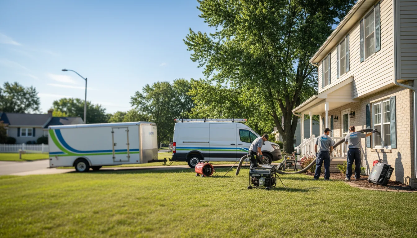 Flooded Basement Restoration And Cleanup With Repair in Fort Scott, KS near me